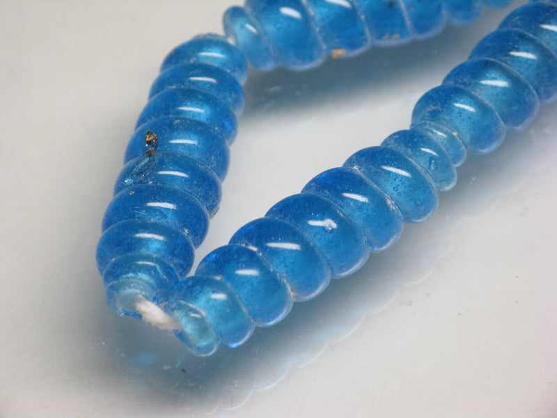TOKO-BEADS AG934N-87 Glass bead (strand) 7.5~8mm AG934N-87 トゥイストビーズ（連） 7.5~8mm Asian bead & African bead  Handmade,Lampeork,bead,asia,india,ethnic,parts,accessory,beads とんぼ玉,ビーズ,トンボ玉,アジア,インド,エスニック,手作り,パーツ,アクセサリー
