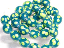 TOKO-BEADS AG935N-53 Glass bead (strand) 10mm AG935N-53 とんぼ玉（連） 10mm Asian bead & African bead  Handmade,Lampeork,bead,asia,india,ethnic,parts,accessory,beads とんぼ玉,ビーズ,トンボ玉,アジア,インド,エスニック,手作り,パーツ,アクセサリー