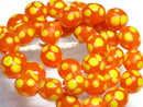 TOKO-BEADS AG935N-55 Glass bead (strand) 12.5~13.5mm AG935N-55 とんぼ玉（連） 12.5~13.5mm Asian bead & African bead  Handmade,Lampeork,bead,asia,india,ethnic,parts,accessory,beads とんぼ玉,ビーズ,トンボ玉,アジア,インド,エスニック,手作り,パーツ,アクセサリー