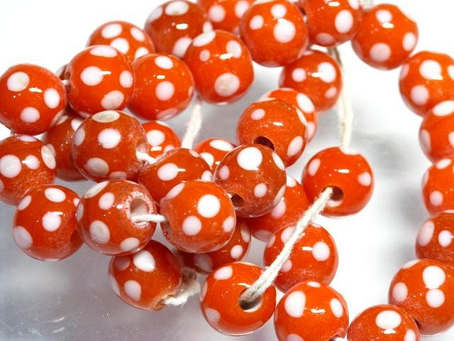 TOKO-BEADS AG935N-56 Glass bead (strand) 12.5~13.5mm AG935N-56 とんぼ玉（連） 12.5~13.5mm Asian bead & African bead  Handmade,Lampeork,bead,asia,india,ethnic,parts,accessory,beads とんぼ玉,ビーズ,トンボ玉,アジア,インド,エスニック,手作り,パーツ,アクセサリー