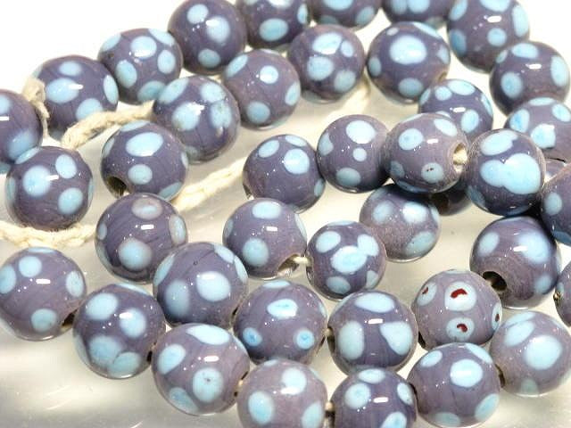 TOKO-BEADS AG935N-59 Glass bead (strand) 12.5~13.5mm AG935N-59 とんぼ玉（連） 12.5~13.5mm Asian bead & African bead  Handmade,Lampeork,bead,asia,india,ethnic,parts,accessory,beads とんぼ玉,ビーズ,トンボ玉,アジア,インド,エスニック,手作り,パーツ,アクセサリー