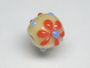 TOKO-BEADS AG936S-22 Glass bead 11~12mm AG936S-22 フラワービーズ 11~12mm Asian bead & African bead  Handmade,Lampeork,bead,asia,india,ethnic,parts,accessory,beads とんぼ玉,ビーズ,トンボ玉,アジア,インド,エスニック,手作り,パーツ,アクセサリー
