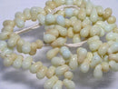 TOKO-BEADS AG939N-01 Glass bead (strand) 8~12mm AG939N-01 しずく型ビーズ（連） 8~12mm Asian bead & African bead  Handmade,Lampeork,bead,asia,india,ethnic,parts,accessory,beads とんぼ玉,ビーズ,トンボ玉,アジア,インド,エスニック,手作り,パーツ,アクセサリー