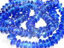 TOKO-BEADS AG939N-25 Glass bead (strand) 11~12mm AG939N-25 ボタン型ビーズ（連） 11~12mm Asian bead & African bead  Handmade,Lampeork,bead,asia,india,ethnic,parts,accessory,beads とんぼ玉,ビーズ,トンボ玉,アジア,インド,エスニック,手作り,パーツ,アクセサリー
