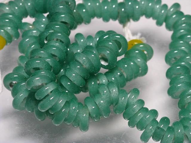 TOKO-BEADS AG941N-30 Glass bead (strand) 9~10mm AG941N-30 リング型ビーズ（連） 9~10mm Asian bead & African bead  Handmade,Lampeork,bead,asia,india,ethnic,parts,accessory,beads とんぼ玉,ビーズ,トンボ玉,アジア,インド,エスニック,手作り,パーツ,アクセサリー