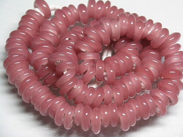 TOKO-BEADS AG941N-32 Glass bead (strand) 10~11mm AG941N-32 リング型ビーズ（連） 10~11mm Asian bead & African bead  Handmade,Lampeork,bead,asia,india,ethnic,parts,accessory,beads とんぼ玉,ビーズ,トンボ玉,アジア,インド,エスニック,手作り,パーツ,アクセサリー