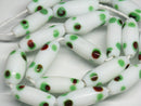 TOKO-BEADS AG941-63N Glass bead (Strand) 7.5~9.5mm AG941-63N とんぼ玉（連） 7.5~9.5mm Asian bead & African bead  Handmade,Lampeork,bead,asia,india,ethnic,parts,accessory,beads とんぼ玉,ビーズ,トンボ玉,アジア,インド,エスニック,手作り,パーツ,アクセサリー