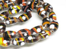 TOKO-BEADS AG941-68N Glass bead (Strand) 7~8mm AG941-68N とんぼ玉（連） 7~8mm Asian bead & African bead  Handmade,Lampeork,bead,asia,india,ethnic,parts,accessory,beads とんぼ玉,ビーズ,トンボ玉,アジア,インド,エスニック,手作り,パーツ,アクセサリー