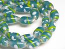 TOKO-BEADS AG941-71N Glass bead (Strand) 7~9.5mm AG941-71N とんぼ玉（連） 7~9.5mm Asian bead & African bead  Handmade,Lampeork,bead,asia,india,ethnic,parts,accessory,beads とんぼ玉,ビーズ,トンボ玉,アジア,インド,エスニック,手作り,パーツ,アクセサリー