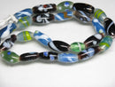 TOKO-BEADS AG941-72N Mixed glass bead (Strand mixed) 6.5~9mm AG941-72N とんぼ玉ミックス（連/在庫限り） 6.5~9mm Asian bead & African bead  Handmade,Lampeork,bead,asia,india,ethnic,parts,accessory,beads とんぼ玉,ビーズ,トンボ玉,アジア,インド,エスニック,手作り,パーツ,アクセサリー