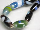 TOKO-BEADS AG941-72N Mixed glass bead (Strand mixed) 6.5~9mm AG941-72N とんぼ玉ミックス（連/在庫限り） 6.5~9mm Asian bead & African bead  Handmade,Lampeork,bead,asia,india,ethnic,parts,accessory,beads とんぼ玉,ビーズ,トンボ玉,アジア,インド,エスニック,手作り,パーツ,アクセサリー