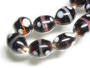 TOKO-BEADS AG941-77N Glass bead (Strand) 6.5~8mm AG941-77N とんぼ玉（連のみ） 6.5~8mm Asian bead & African bead  Handmade,Lampeork,bead,asia,india,ethnic,parts,accessory,beads とんぼ玉,ビーズ,トンボ玉,アジア,インド,エスニック,手作り,パーツ,アクセサリー