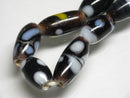 TOKO-BEADS AG941-78N Glass bead (Strand) 7~9mm AG941-78N とんぼ玉（連のみ） 7~9mm Asian bead & African bead  Handmade,Lampeork,bead,asia,india,ethnic,parts,accessory,beads とんぼ玉,ビーズ,トンボ玉,アジア,インド,エスニック,手作り,パーツ,アクセサリー