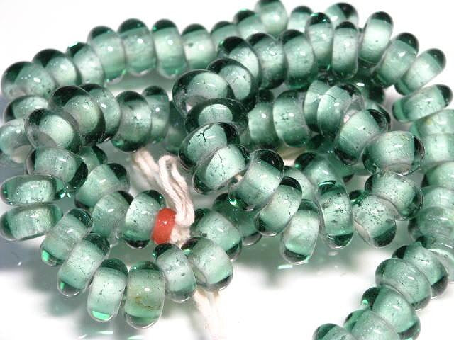 TOKO-BEADS AG942N-70 Glass bead (strand) 11mm AG942N-70 リング型ビーズ（連） 11mm Asian bead & African bead  Handmade,Lampeork,bead,asia,india,ethnic,parts,accessory,beads とんぼ玉,ビーズ,トンボ玉,アジア,インド,エスニック,手作り,パーツ,アクセサリー