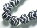 TOKO-BEADS AG942-79N Glass bead (strand) 11~12mm AG942-79N ウェイブライン柄とんぼ玉（連） 11~12mmAG942-79N Glass bead (strand) 11~12mmHandmade,Lampeork,bead,asia,india,ethnic,parts,accessory,beads| TOKO-BEADS |AG942-79N Glass bead (strand) 11~12mm Asian bead & African bead  Handmade,Lampeork,bead,asia,india,ethnic,parts,accessory,beads とんぼ玉,ビーズ,トンボ玉,アジア,インド,エスニック,手作り,パーツ,アクセサリー
