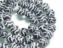 TOKO-BEADS AG942-79N Glass bead (strand) 11~12mm AG942-79N ウェイブライン柄とんぼ玉（連） 11~12mmAG942-79N Glass bead (strand) 11~12mmHandmade,Lampeork,bead,asia,india,ethnic,parts,accessory,beads| TOKO-BEADS |AG942-79N Glass bead (strand) 11~12mm Asian bead & African bead  Handmade,Lampeork,bead,asia,india,ethnic,parts,accessory,beads とんぼ玉,ビーズ,トンボ玉,アジア,インド,エスニック,手作り,パーツ,アクセサリー