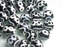 TOKO-BEADS AG942-81N Glass bead (strand) 14~15mm AG942-81N とんぼ玉（連） 14~15mm Asian bead & African bead  Handmade,Lampeork,bead,asia,india,ethnic,parts,accessory,beads とんぼ玉,ビーズ,トンボ玉,アジア,インド,エスニック,手作り,パーツ,アクセサリー