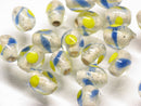 TOKO-BEADS | TOKO-BEADS |AG943-03S とんぼ玉（連） 7.5～9mm | TOKO-BEADS |AG943-03S Glass bead (strand) 7.5～9mm Asian bead & African bead  Handmade,Lampeork,bead,asia,india,ethnic,parts,accessory,beads とんぼ玉,ビーズ,トンボ玉,アジア,インド,エスニック,手作り,パーツ,アクセサリー