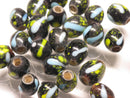 TOKO-BEADS | TOKO-BEADS |AG943-07S とんぼ玉（連） 9~10mm | TOKO-BEADS |AG943-07S Glass bead (strand) 9~10mm Asian bead & African bead  Handmade,Lampeork,bead,asia,india,ethnic,parts,accessory,beads とんぼ玉,ビーズ,トンボ玉,アジア,インド,エスニック,手作り,パーツ,アクセサリー