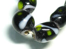 TOKO-BEADS AG943-12N Glass bead (strand) 9.5mm AG943-12N とんぼ玉（連） 9.5mm Asian bead & African bead  Handmade,Lampeork,bead,asia,india,ethnic,parts,accessory,beads とんぼ玉,ビーズ,トンボ玉,アジア,インド,エスニック,手作り,パーツ,アクセサリー