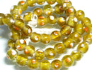 TOKO-BEADS AG943N-18 Glass bead (strand) 9mm AG943N-18 とんぼ玉（連） 9mm Asian bead & African bead  Handmade,Lampeork,bead,asia,india,ethnic,parts,accessory,beads とんぼ玉,ビーズ,トンボ玉,アジア,インド,エスニック,手作り,パーツ,アクセサリー