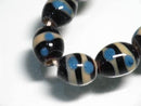TOKO-BEADS AG943-21N Glass bead (strand) 8mm AG943-21N とんぼ玉（連） 8mm Asian bead & African bead  Handmade,Lampeork,bead,asia,india,ethnic,parts,accessory,beads とんぼ玉,ビーズ,トンボ玉,アジア,インド,エスニック,手作り,パーツ,アクセサリー