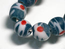 TOKO-BEADS AG943-22N Glass bead (strand) 9mm AG943-22N とんぼ玉（連） 9mm Asian bead & African bead  Handmade,Lampeork,bead,asia,india,ethnic,parts,accessory,beads とんぼ玉,ビーズ,トンボ玉,アジア,インド,エスニック,手作り,パーツ,アクセサリー