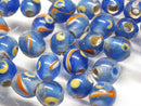 TOKO-BEADS | TOKO-BEADS |AG943-24S とんぼ玉（連） 7.5~9.5mm | TOKO-BEADS |AG943-24S Glass bead (strand) 7.5~9.5mm Asian bead & African bead  Handmade,Lampeork,bead,asia,india,ethnic,parts,accessory,beads とんぼ玉,ビーズ,トンボ玉,アジア,インド,エスニック,手作り,パーツ,アクセサリー