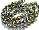 TOKO-BEADS AG943N-31 Glass bead (strand) 9.5mm AG943N-31 とんぼ玉（連） 9.5mm Asian bead & African bead  Handmade,Lampeork,bead,asia,india,ethnic,parts,accessory,beads とんぼ玉,ビーズ,トンボ玉,アジア,インド,エスニック,手作り,パーツ,アクセサリー