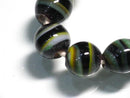 TOKO-BEADS AG943-34N Glass bead (strand) 10mm AG943-34N とんぼ玉（連） 10mm Asian bead & African bead  Handmade,Lampeork,bead,asia,india,ethnic,parts,accessory,beads とんぼ玉,ビーズ,トンボ玉,アジア,インド,エスニック,手作り,パーツ,アクセサリー