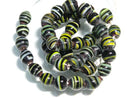 TOKO-BEADS AG943N-34 Glass bead (strand) 10mm AG943N-34 とんぼ玉（連） 10mm Asian bead & African bead  Handmade,Lampeork,bead,asia,india,ethnic,parts,accessory,beads とんぼ玉,ビーズ,トンボ玉,アジア,インド,エスニック,手作り,パーツ,アクセサリー