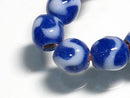 TOKO-BEADS AG943-40N Glass bead (strand) 7.5mm AG943-40N ウェイブライン柄とんぼ玉（連） 7.5mmAG943-40N Glass bead (strand) 7.5mmHandmade,Lampeork,bead,asia,india,ethnic,parts,accessory,beads| TOKO-BEADS |AG943-40N Glass bead (strand) 7.5mm Asian bead & African bead  Handmade,Lampeork,bead,asia,india,ethnic,parts,accessory,beads とんぼ玉,ビーズ,トンボ玉,アジア,インド,エスニック,手作り,パーツ,アクセサリー