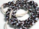 TOKO-BEADS AG943N-43 Glass bead (strand) 8mm AG943N-43 とんぼ玉（連） 8mm Asian bead & African bead  Handmade,Lampeork,bead,asia,india,ethnic,parts,accessory,beads とんぼ玉,ビーズ,トンボ玉,アジア,インド,エスニック,手作り,パーツ,アクセサリー