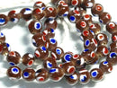 TOKO-BEADS AG943N-44 Glass bead (strand) 8.5mm AG943N-44 とんぼ玉（連） 8.5mm Asian bead & African bead  Handmade,Lampeork,bead,asia,india,ethnic,parts,accessory,beads とんぼ玉,ビーズ,トンボ玉,アジア,インド,エスニック,手作り,パーツ,アクセサリー