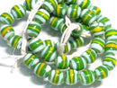 TOKO-BEADS AG943N-48 Glass bead (strand) 8.5mm AG943N-48 とんぼ玉（連） 8.5mm Asian bead & African bead  Handmade,Lampeork,bead,asia,india,ethnic,parts,accessory,beads とんぼ玉,ビーズ,トンボ玉,アジア,インド,エスニック,手作り,パーツ,アクセサリー