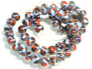 TOKO-BEADS AG943N-53 Glass bead (strand) 9mm AG943N-53 とんぼ玉（連） 9mm Asian bead & African bead  Handmade,Lampeork,bead,asia,india,ethnic,parts,accessory,beads とんぼ玉,ビーズ,トンボ玉,アジア,インド,エスニック,手作り,パーツ,アクセサリー