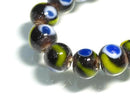 TOKO-BEADS AG943-55N Glass bead (strand) 8mm AG943-55N とんぼ玉（連） 8mm Asian bead & African bead  Handmade,Lampeork,bead,asia,india,ethnic,parts,accessory,beads とんぼ玉,ビーズ,トンボ玉,アジア,インド,エスニック,手作り,パーツ,アクセサリー