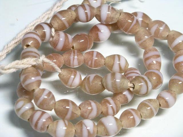 TOKO-BEADS AG943N-56 Glass bead (strand) 7.5mm AG943N-56 とんぼ玉（連） 7.5mm Asian bead & African bead  Handmade,Lampeork,bead,asia,india,ethnic,parts,accessory,beads とんぼ玉,ビーズ,トンボ玉,アジア,インド,エスニック,手作り,パーツ,アクセサリー
