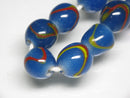 TOKO-BEADS AG943-66N Glass bead (strand) 9~10mm AG943-66N とんぼ玉（連） 9~10mm Asian bead & African bead  Handmade,Lampeork,bead,asia,india,ethnic,parts,accessory,beads とんぼ玉,ビーズ,トンボ玉,アジア,インド,エスニック,手作り,パーツ,アクセサリー