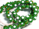 TOKO-BEADS AG943N-69 Glass bead (strand) 9mm AG943N-69 とんぼ玉（連） 9mm Asian bead & African bead  Handmade,Lampeork,bead,asia,india,ethnic,parts,accessory,beads とんぼ玉,ビーズ,トンボ玉,アジア,インド,エスニック,手作り,パーツ,アクセサリー