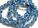 TOKO-BEADS AG943N-72 Glass bead (strand) 8mm AG943N-72 とんぼ玉（連） 8mm Asian bead & African bead  Handmade,Lampeork,bead,asia,india,ethnic,parts,accessory,beads とんぼ玉,ビーズ,トンボ玉,アジア,インド,エスニック,手作り,パーツ,アクセサリー