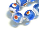 TOKO-BEADS AG943-74N Glass bead (strand) 10mm AG943-74N とんぼ玉（連） 10mm Asian bead & African bead  Handmade,Lampeork,bead,asia,india,ethnic,parts,accessory,beads とんぼ玉,ビーズ,トンボ玉,アジア,インド,エスニック,手作り,パーツ,アクセサリー