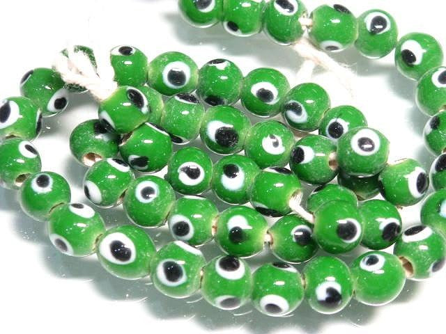 TOKO-BEADS AG943N-75 Glass bead (strand) 8mm AG943N-75 とんぼ玉（連） 8mm Asian bead & African bead  Handmade,Lampeork,bead,asia,india,ethnic,parts,accessory,beads とんぼ玉,ビーズ,トンボ玉,アジア,インド,エスニック,手作り,パーツ,アクセサリー