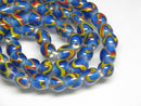 TOKO-BEADS AG943-76N Glass bead (strand) 7~7.5mm AG943-76N とんぼ玉（連） 7~7.5mm Asian bead & African bead  Handmade,Lampeork,bead,asia,india,ethnic,parts,accessory,beads とんぼ玉,ビーズ,トンボ玉,アジア,インド,エスニック,手作り,パーツ,アクセサリー
