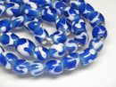 TOKO-BEADS AG943-77N Glass bead (strand) 7.5~8mm AG943-77N とんぼ玉（連） 7.5~8mm Asian bead & African bead  Handmade,Lampeork,bead,asia,india,ethnic,parts,accessory,beads とんぼ玉,ビーズ,トンボ玉,アジア,インド,エスニック,手作り,パーツ,アクセサリー