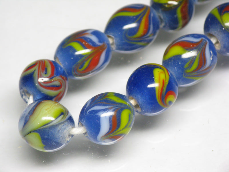 TOKO-BEADS AG943-88N Glass bead (strand) 8~10.5mm AG943-88N とんぼ玉（連） 8~10.5mm Asian bead & African bead  Handmade,Lampeork,bead,asia,india,ethnic,parts,accessory,beads とんぼ玉,ビーズ,トンボ玉,アジア,インド,エスニック,手作り,パーツ,アクセサリー