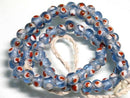 TOKO-BEADS AG943N-89 Glass bead (strand) 8mm AG943N-89 とんぼ玉（連） 8mm Asian bead & African bead  Handmade,Lampeork,bead,asia,india,ethnic,parts,accessory,beads とんぼ玉,ビーズ,トンボ玉,アジア,インド,エスニック,手作り,パーツ,アクセサリー