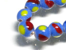 TOKO-BEADS AG943-91N Glass bead (strand) 8mm AG943-91N スポット柄とんぼ玉（連） 8mmAG943-91N Glass bead (strand) 8mmHandmade,Lampeork,bead,asia,india,ethnic,parts,accessory,beads| TOKO-BEADS |AG943-91N Glass bead (strand) 8mm Asian bead & African bead  Handmade,Lampeork,bead,asia,india,ethnic,parts,accessory,beads とんぼ玉,ビーズ,トンボ玉,アジア,インド,エスニック,手作り,パーツ,アクセサリー