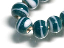 TOKO-BEADS AG943-97N Glass bead (strand) 8mm AG943-97N とんぼ玉（連） 8mm Asian bead & African bead  Handmade,Lampeork,bead,asia,india,ethnic,parts,accessory,beads とんぼ玉,ビーズ,トンボ玉,アジア,インド,エスニック,手作り,パーツ,アクセサリー