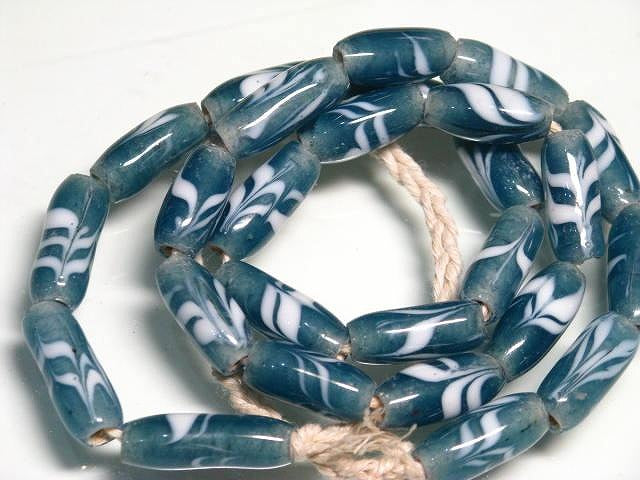 TOKO-BEADS AG944N-16 Glass bead (strand) 7mm AG944N-16 とんぼ玉（連） 7mm Asian bead & African bead  Handmade,Lampeork,bead,asia,india,ethnic,parts,accessory,beads とんぼ玉,ビーズ,トンボ玉,アジア,インド,エスニック,手作り,パーツ,アクセサリー